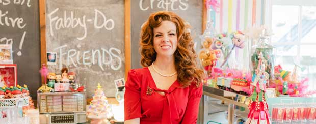Robin Brackbill, founder and owner of Fabby-Do Creativity-Crafts Café